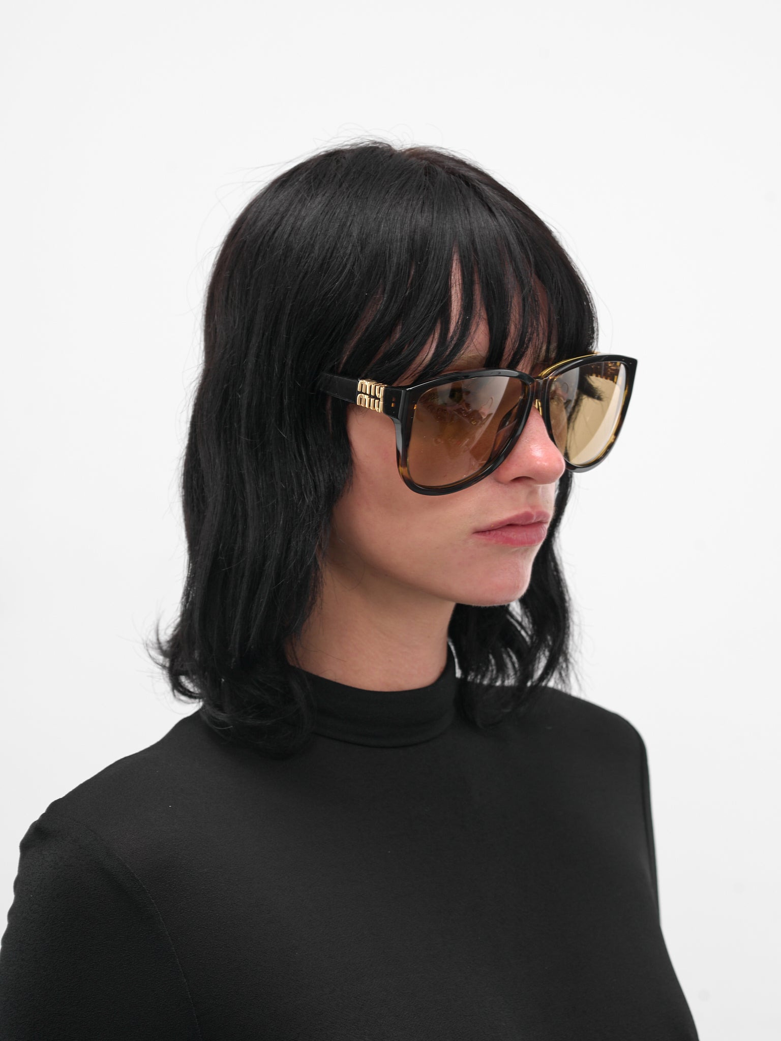 Brown MU-A08S Aviator Sunglasses - 3