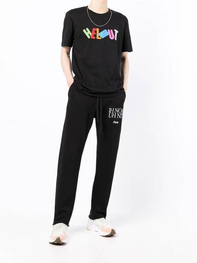 ih nom uh nit logo-print track pants outlook