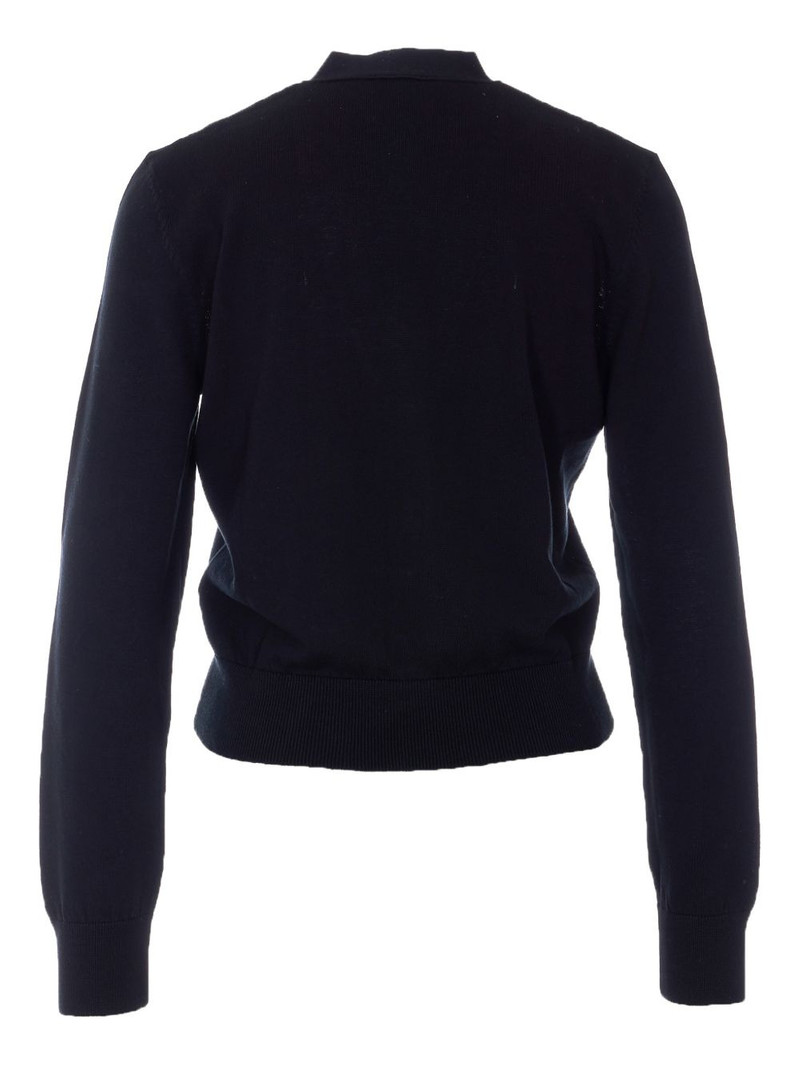 A.P.C. embroidered-logo cardigan outlook