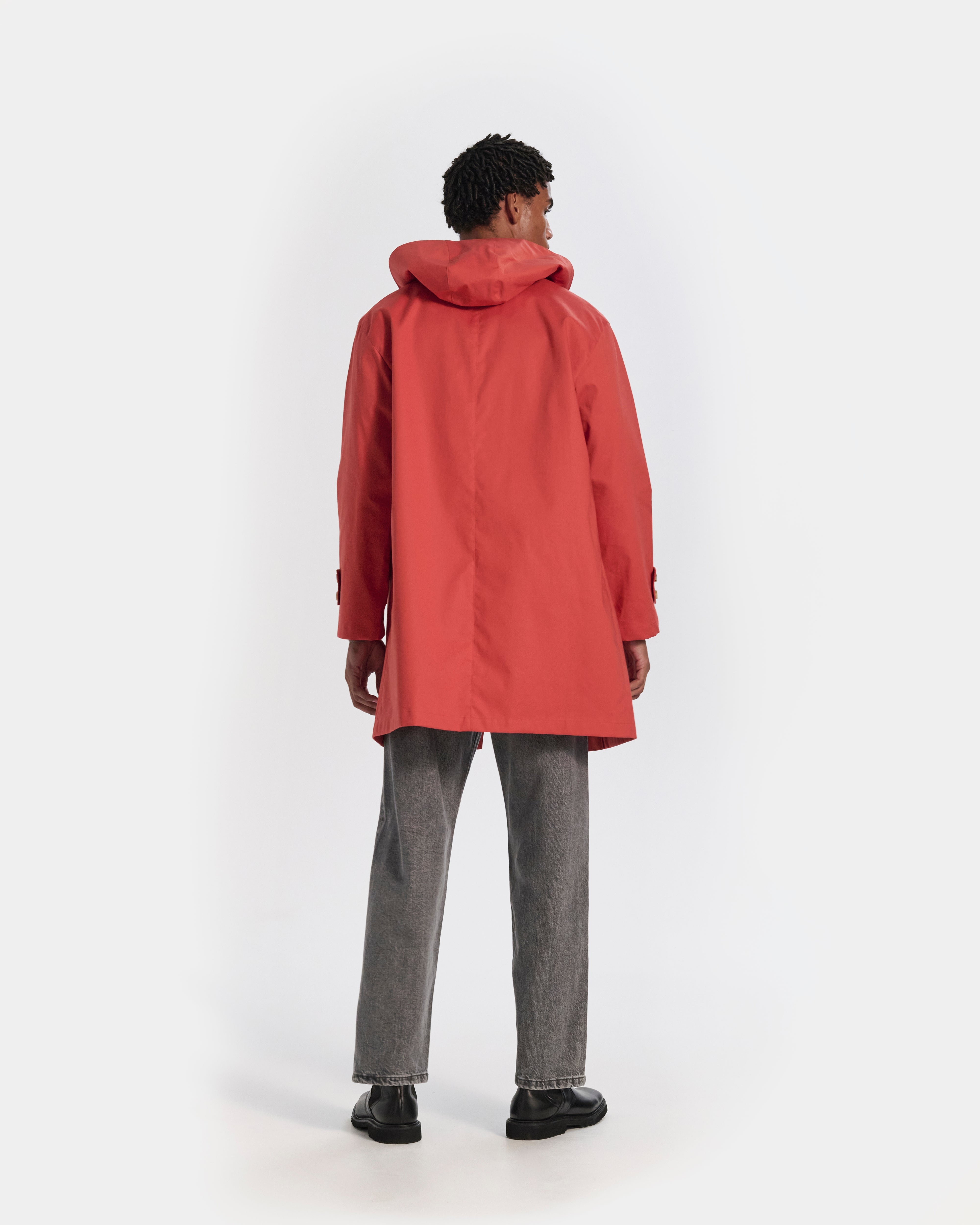 Humbie Raintec Mid Length Hooded Coat - 3