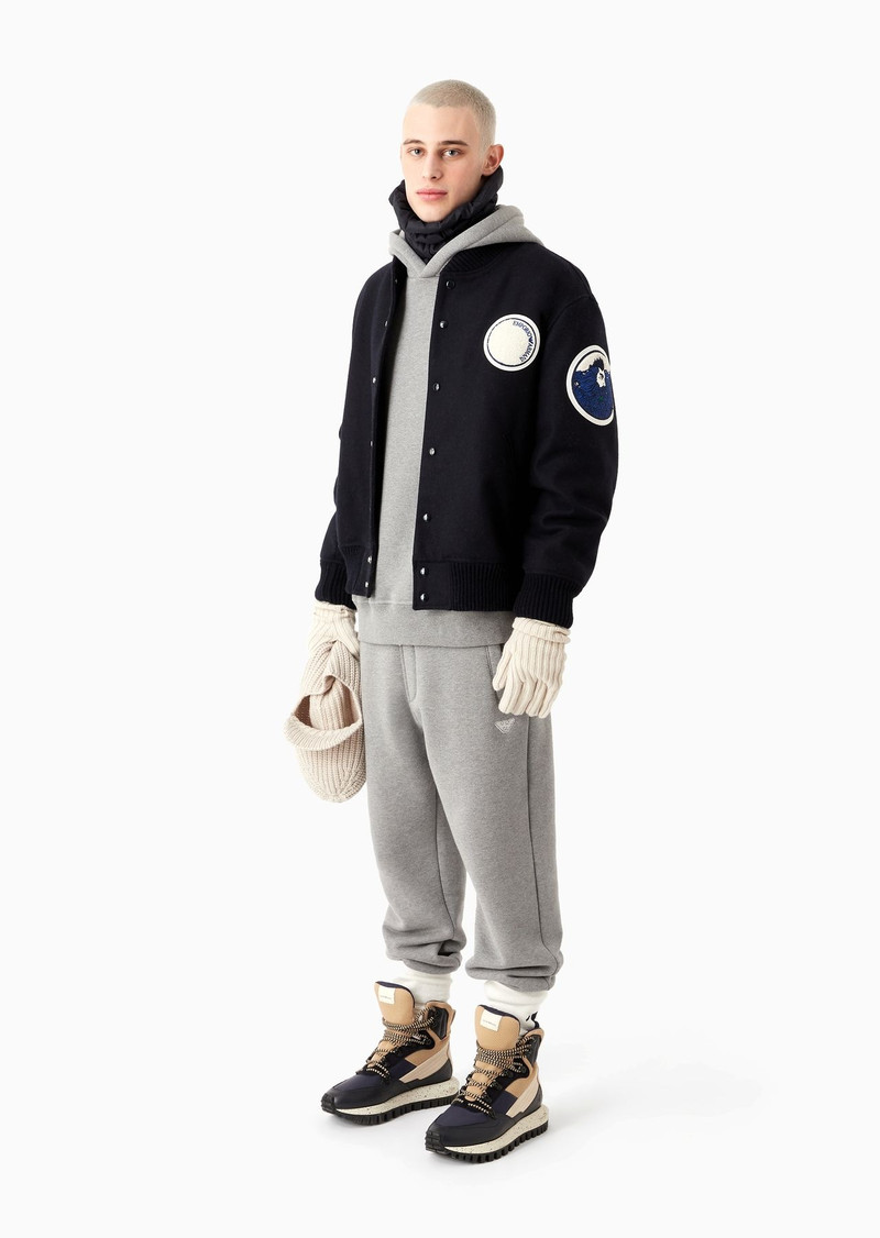 EMPORIO ARMANI ASV Capsule organic-jersey joggers with drawstring outlook