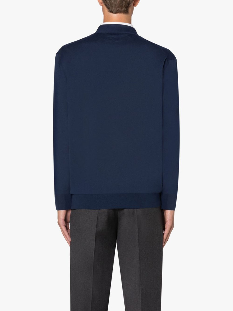 NAVY COTTON CARDIGAN 4