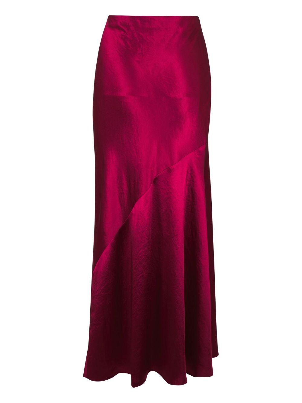 satin midi skirt - 2
