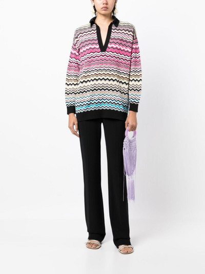 Missoni zigzag woven jumper outlook