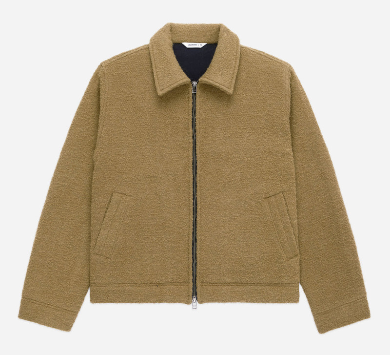 Club Jacket - Wheat Boucle 1
