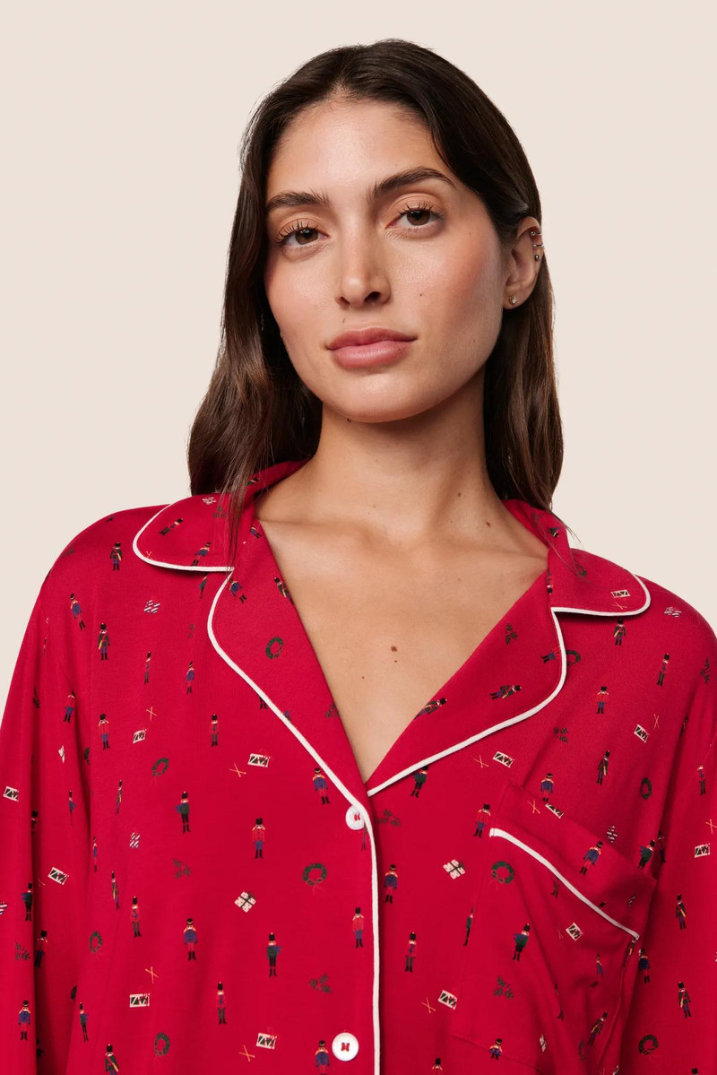 eberjey Gisele Printed TENCEL™ Modal Long PJ Set outlook