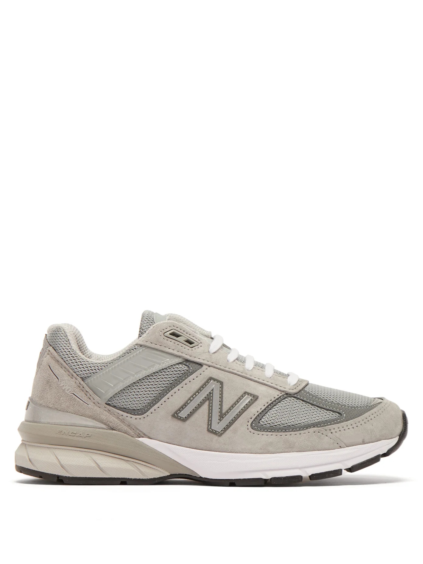 990v5 suede and mesh trainers - 1