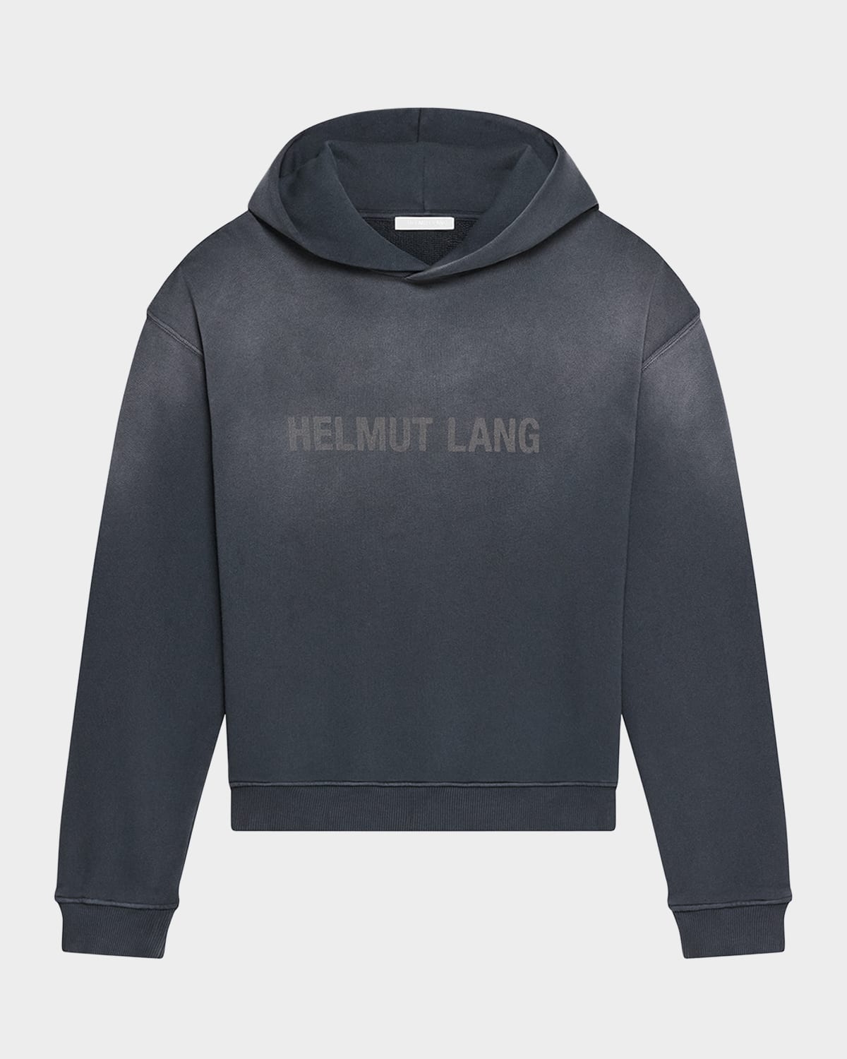 Men's Faded Logo Print Hoodie - 1