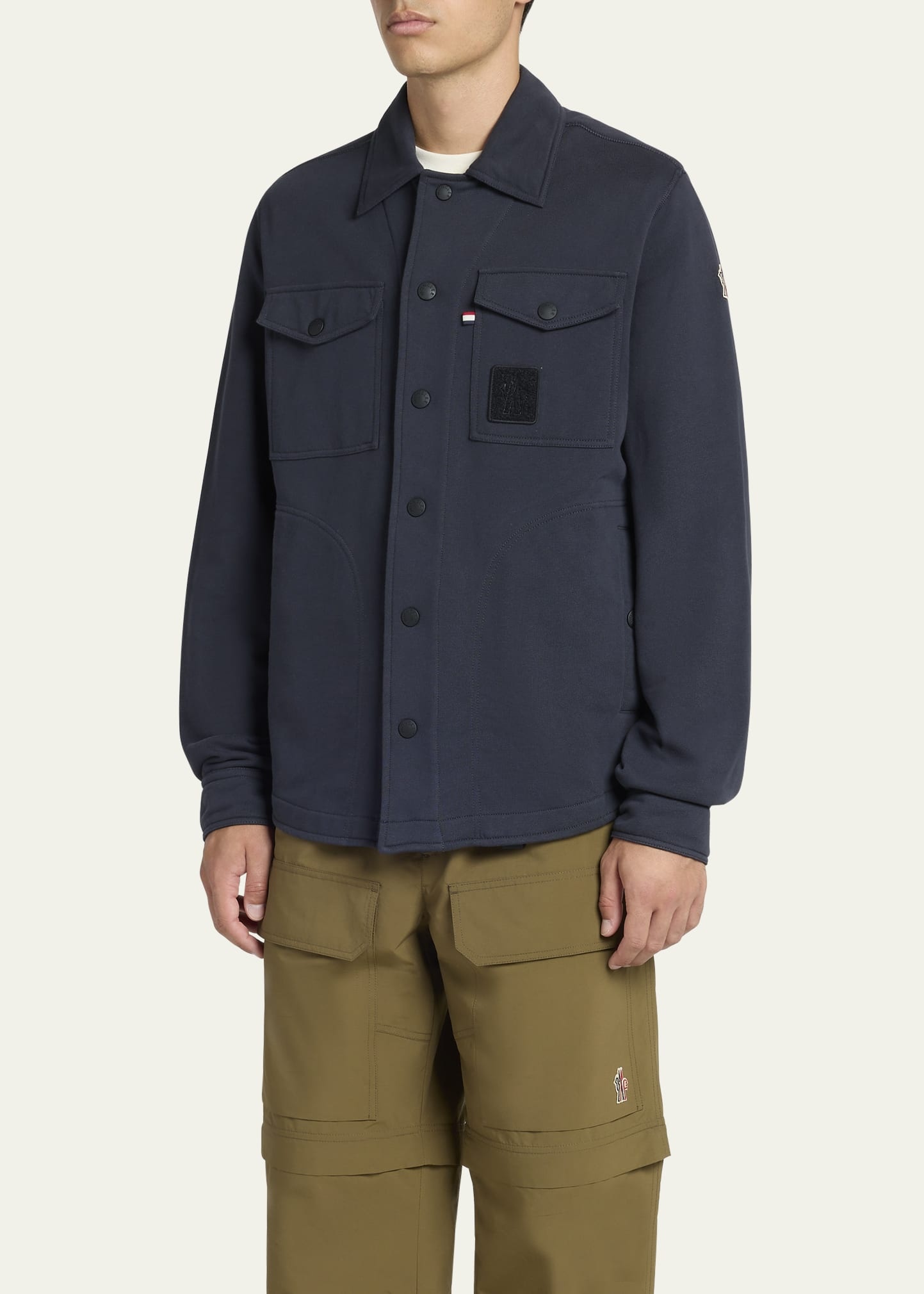 Men's Heavy Jersey Overshirt - 4