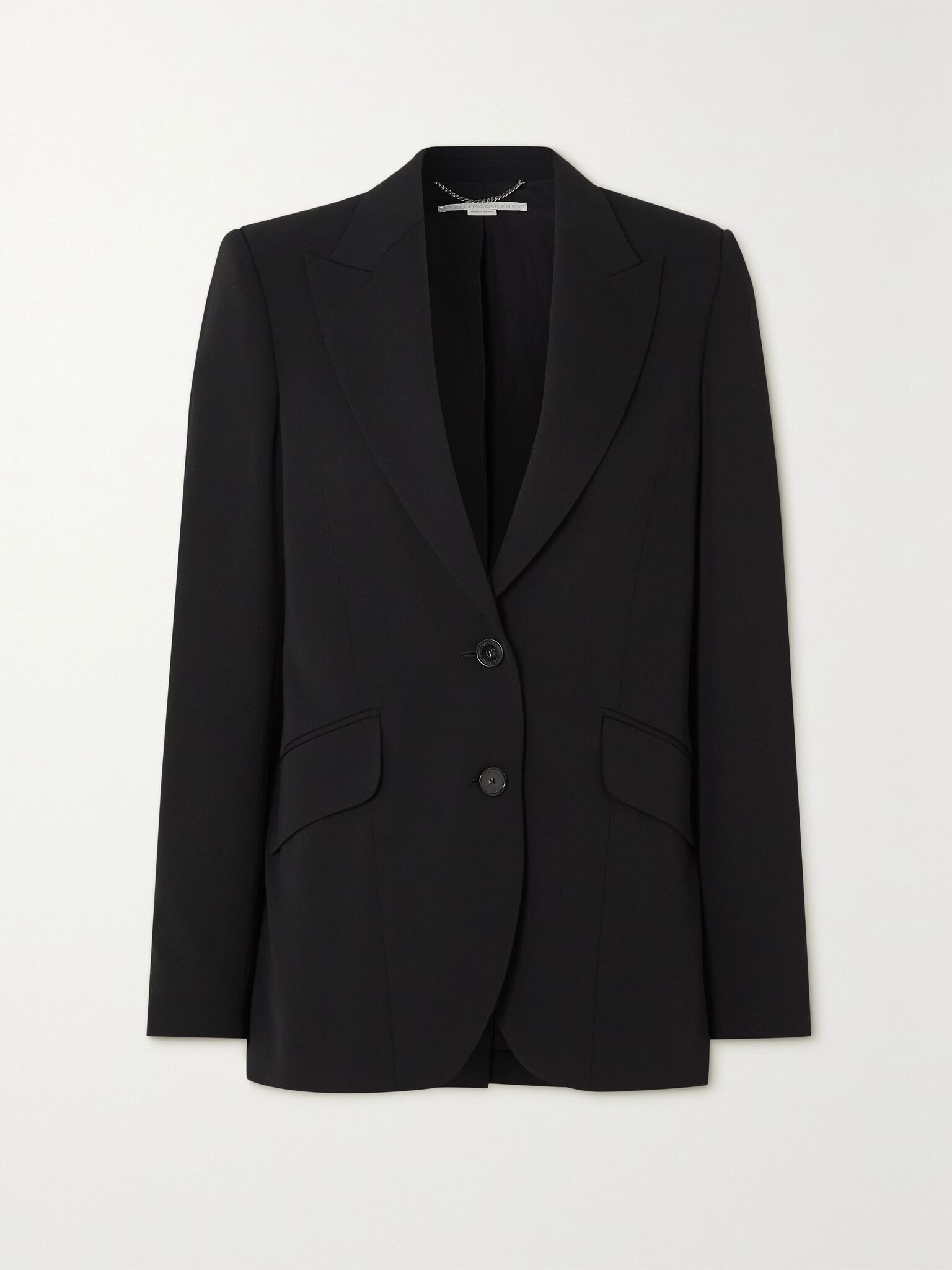 + NET SUSTAIN stretch-wool twill blazer Black - 1