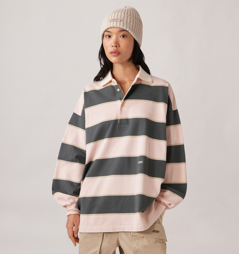 AUTRY UNISEX STRIPED RUGBY POLO outlook