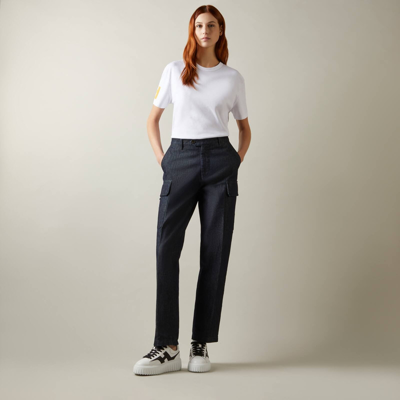 HOGAN Cargo Pants in Denim outlook