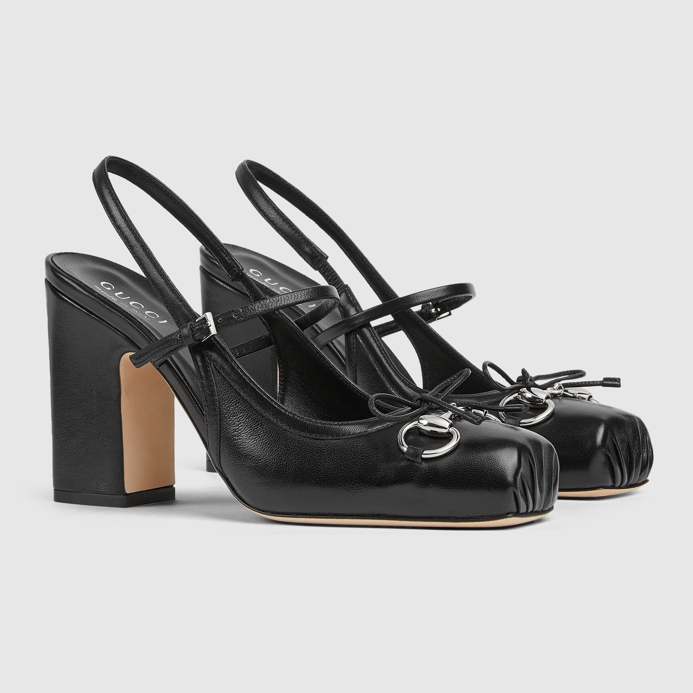 Women's Gucci Horsebit slingback pump - 2