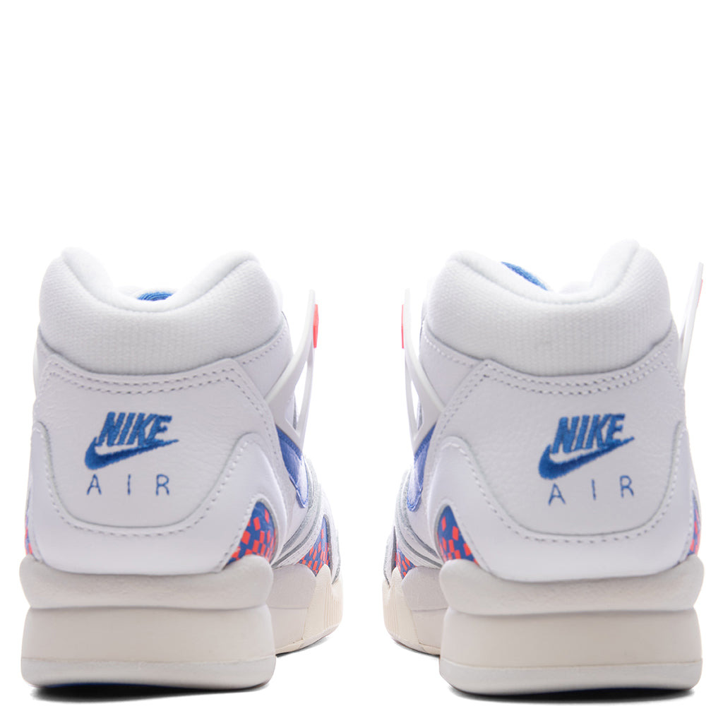 AIR TECH CHALLENGE 2 'PIXEL COURT' - WHITE/ROYAL BLUE/LASER CRIMSON - 4
