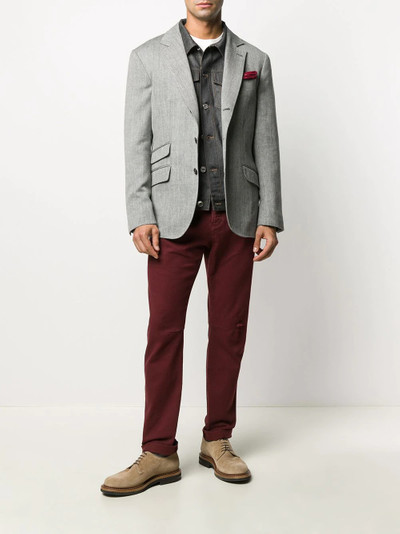 Brunello Cucinelli grey long-sleeve jacket outlook