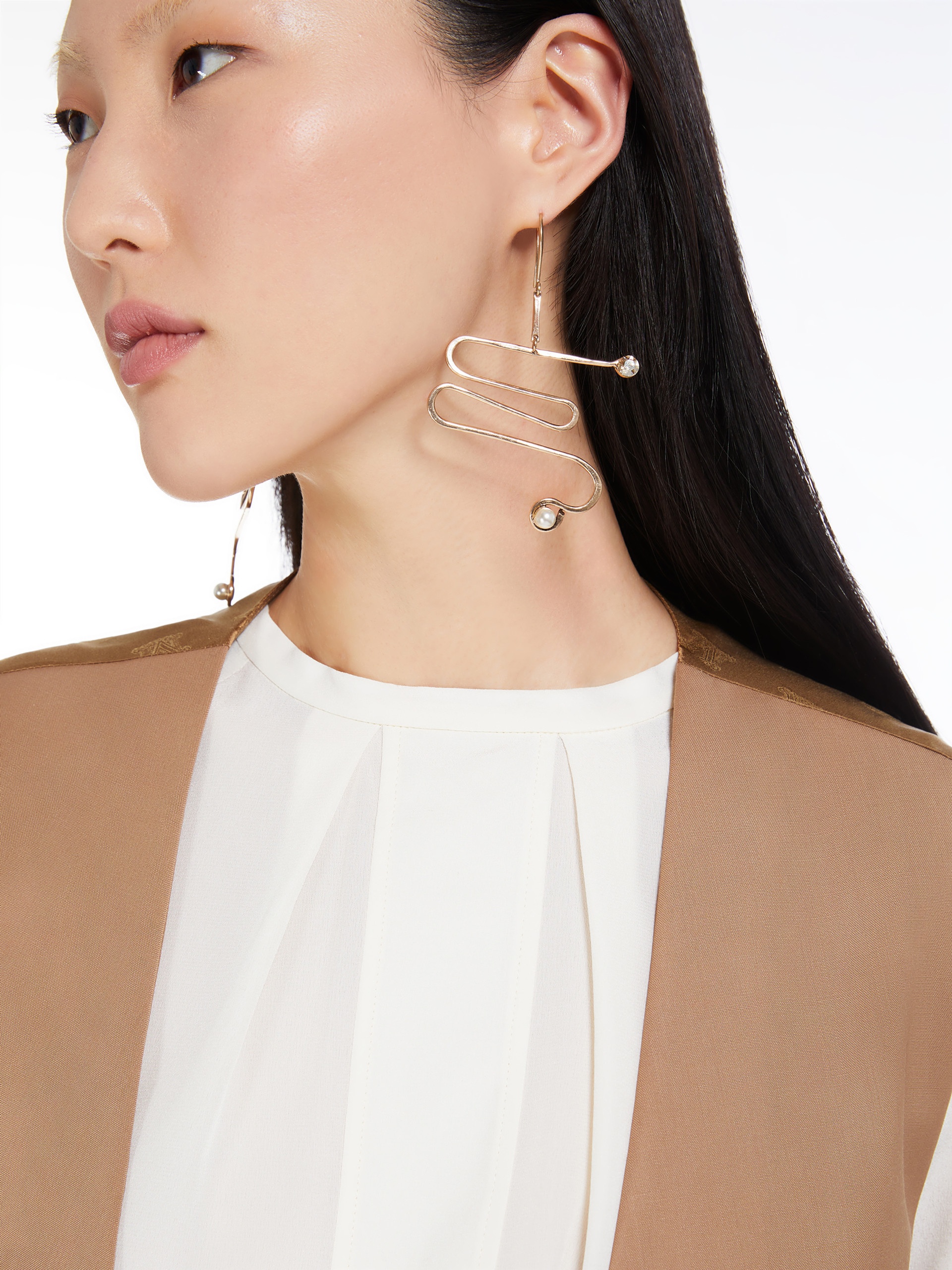MAREMAR Metal spring earrings - 3
