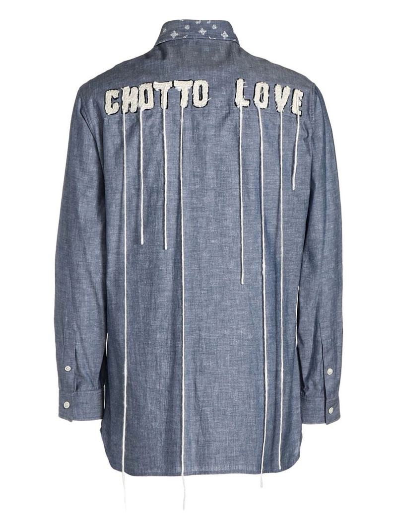 Yohji Yamamoto embroidered shirt outlook