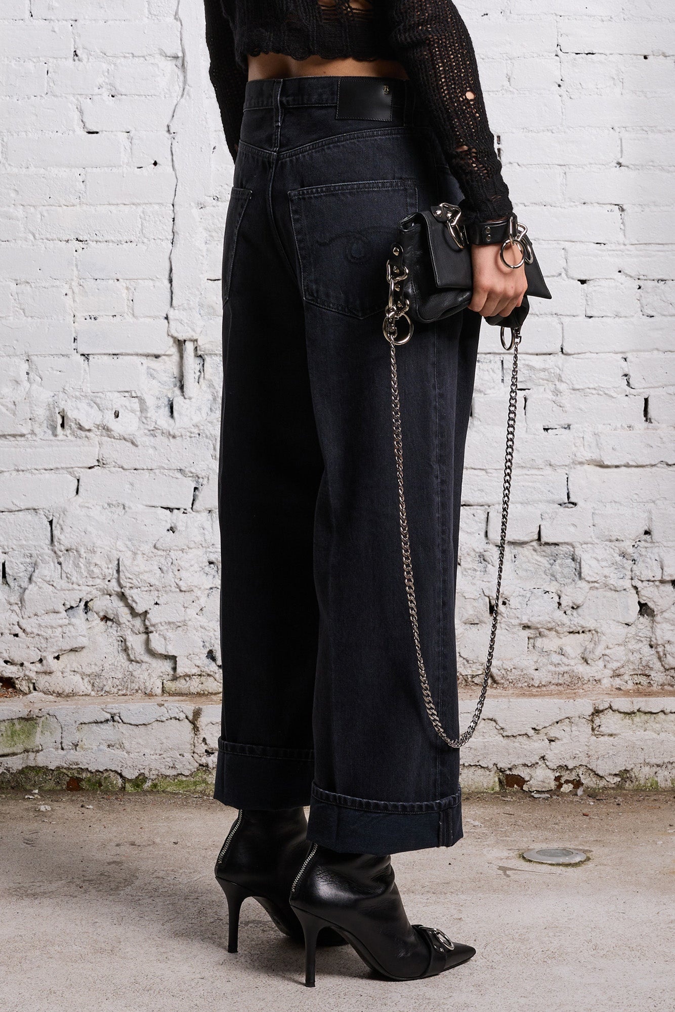 ANKLED D'ARCY JEAN - ONYX BLACK - 5