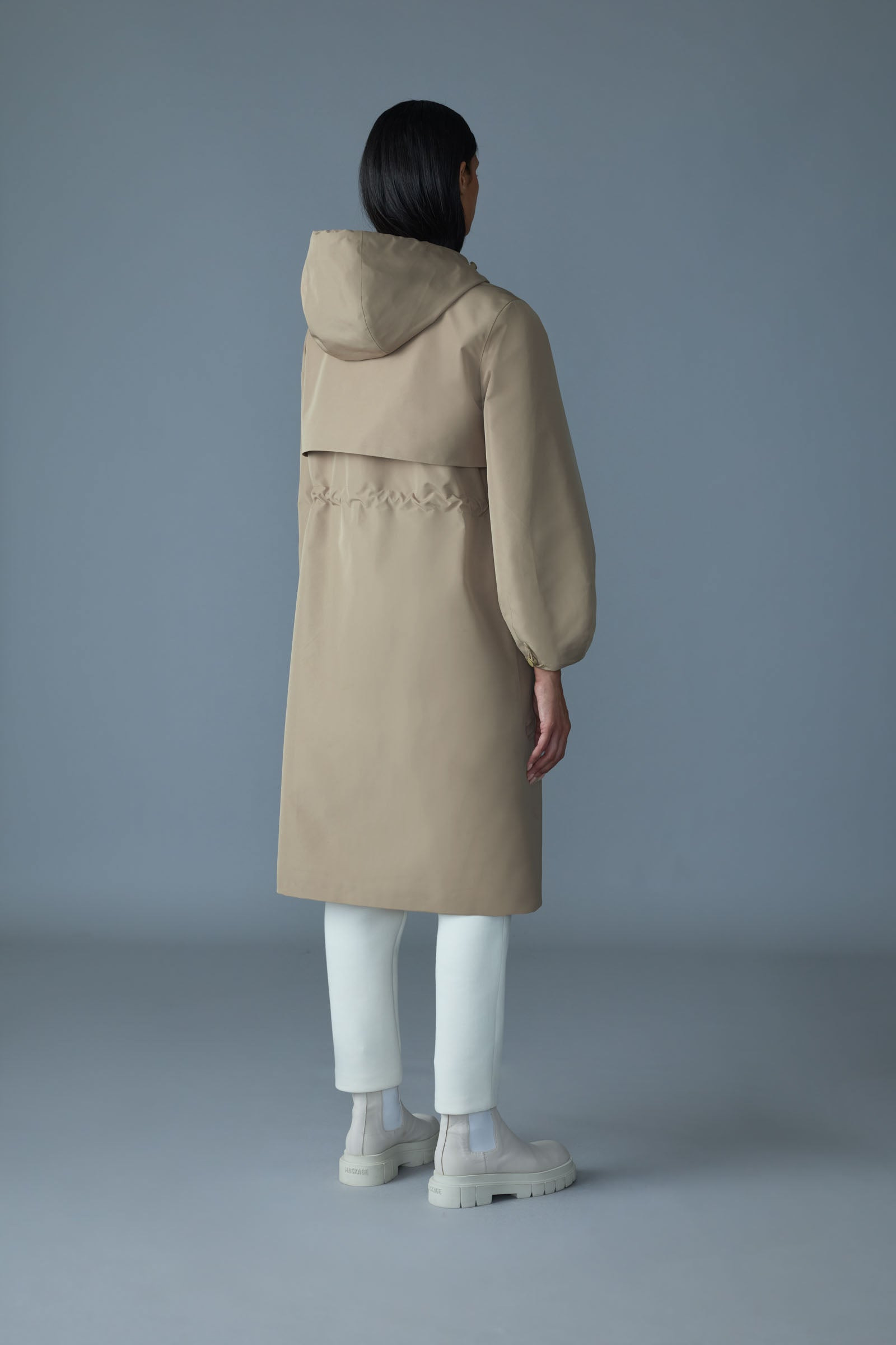 MEKELLE-Z Long Recycled Technical Rain Coat - 4