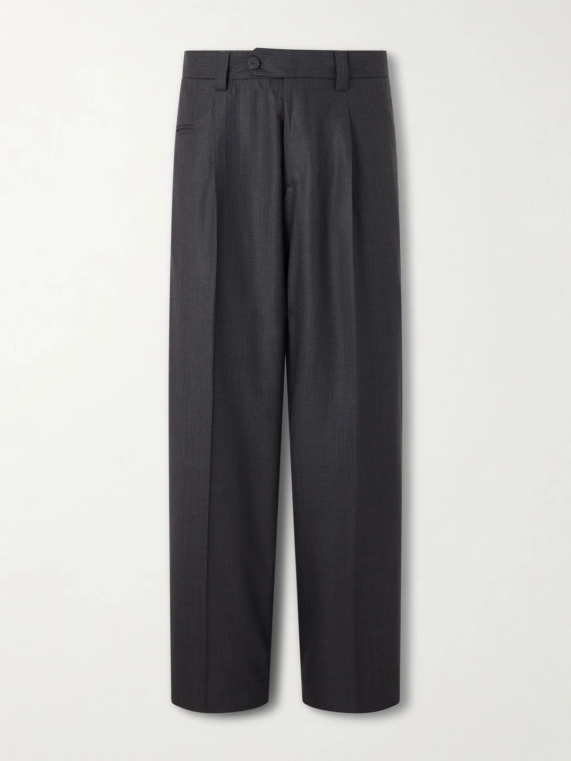 Tapered Virgin-Wool Trousers - 1