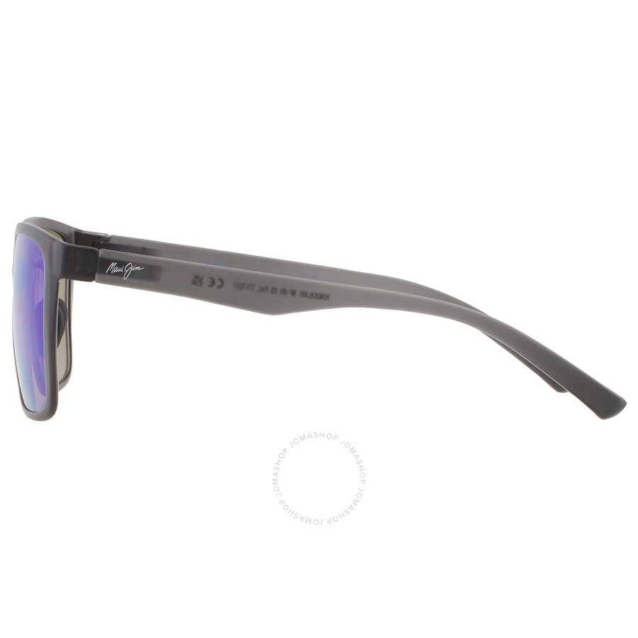 Maui Jim Honokalani Blue Hawaii Rectangular Men's Sunglasses B455-14 57 - 5