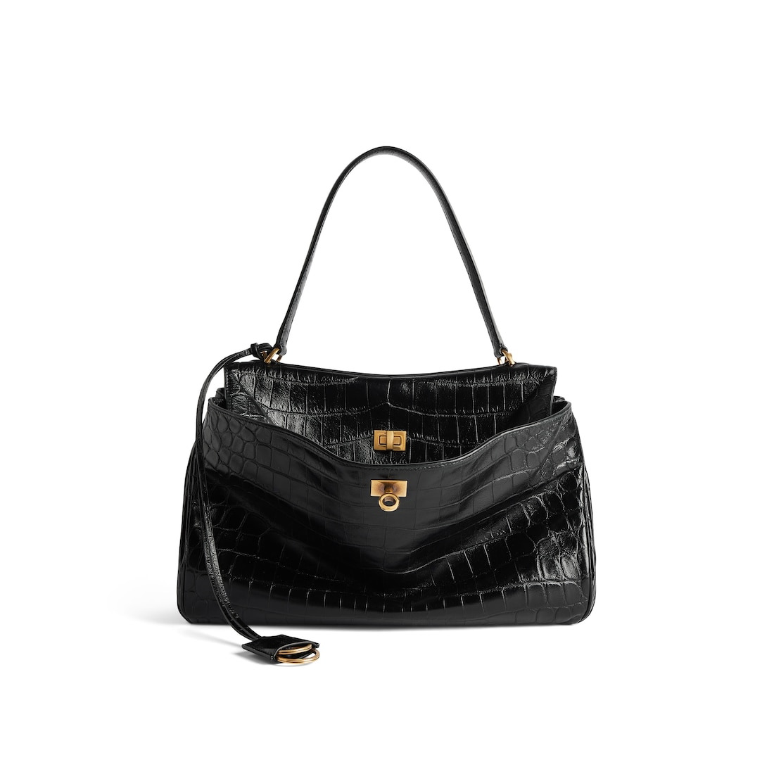 Women's Rodeo Handbag Medium in Black - 1