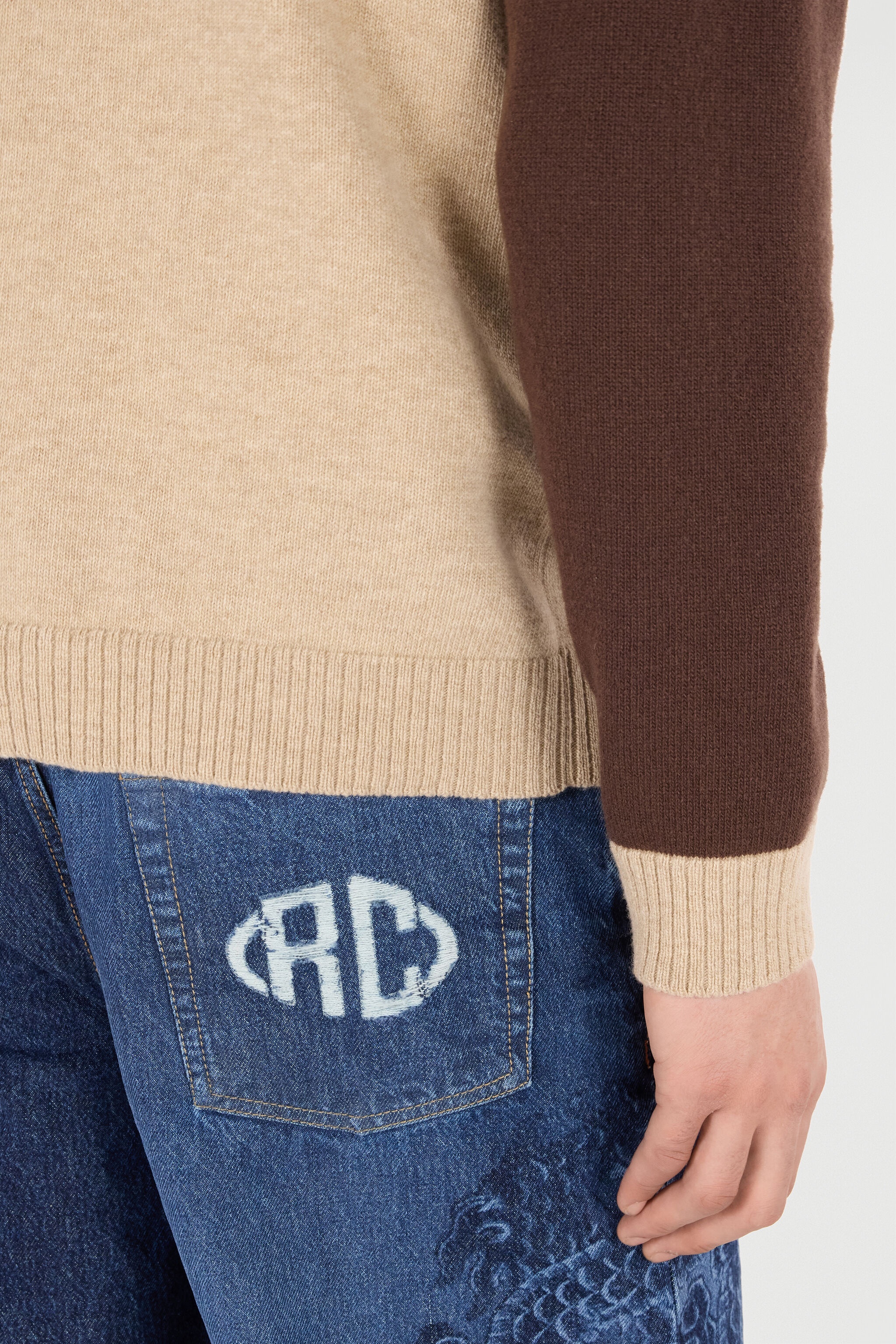 Cardigan With RC Monogram Patch - 6