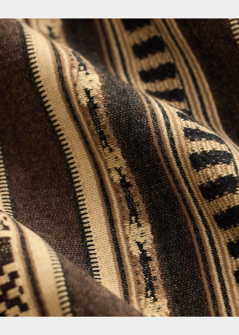 Slim Fit Jacquard-Knit Western Shirt 5