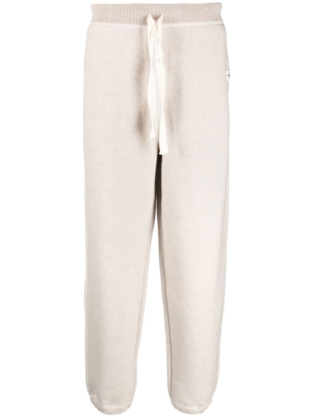 drawstring cashmere joggers - 1