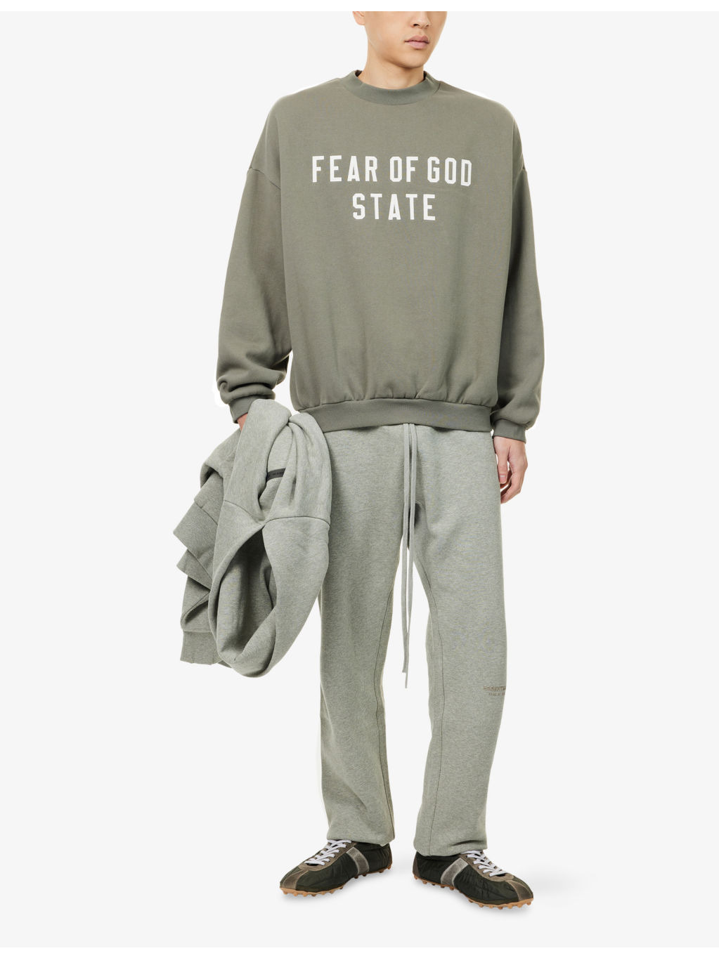 Brand-Patch Relaxed-Fit Cotton-Blend Sweatshirt - 2