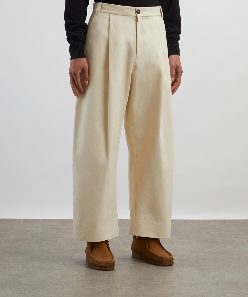 Studio Nicholson Sorte High-Waisted Trousers outlook