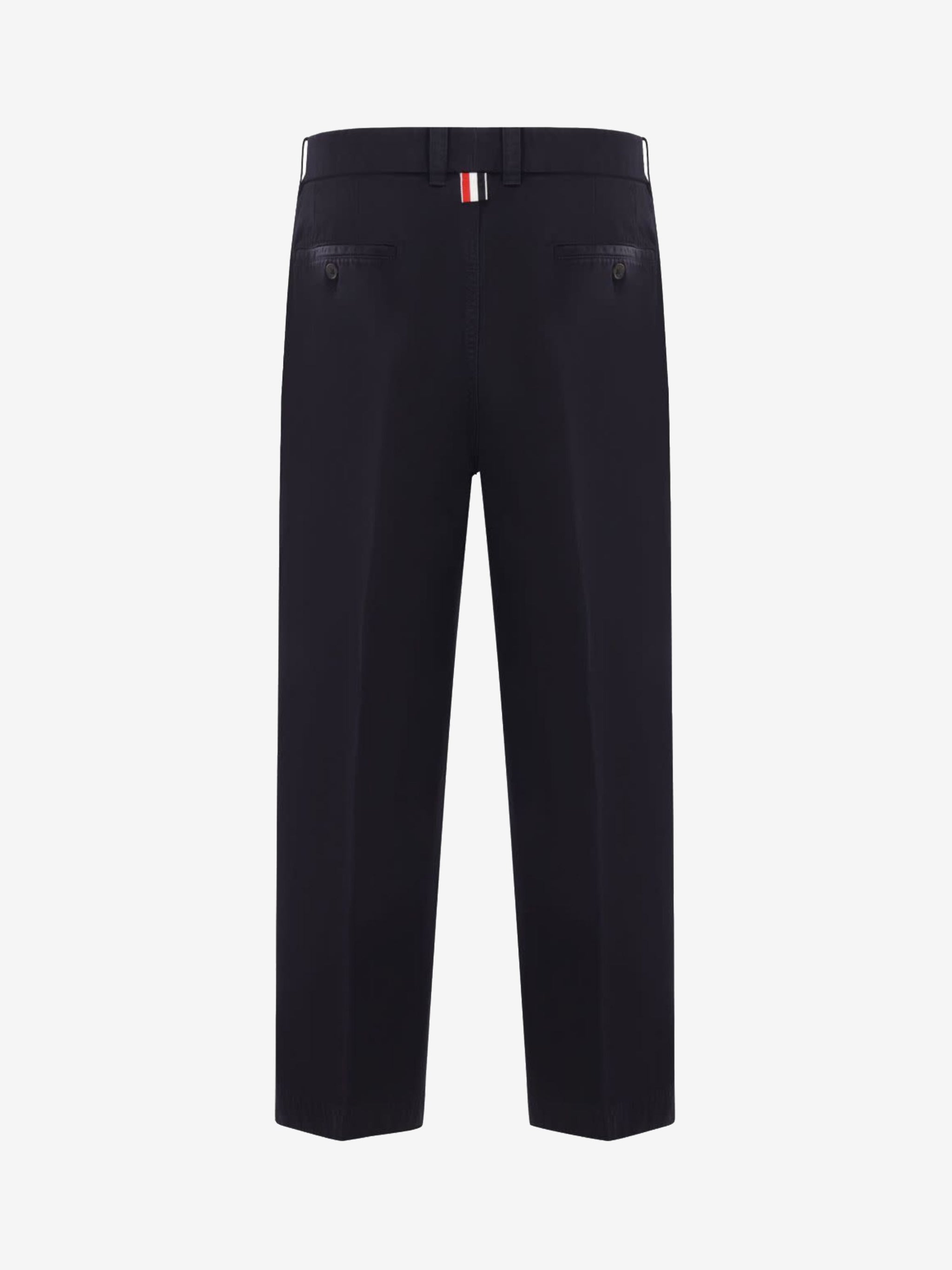THOM BROWNE - Men Cotton Twill Utility Chino Trouser - 2