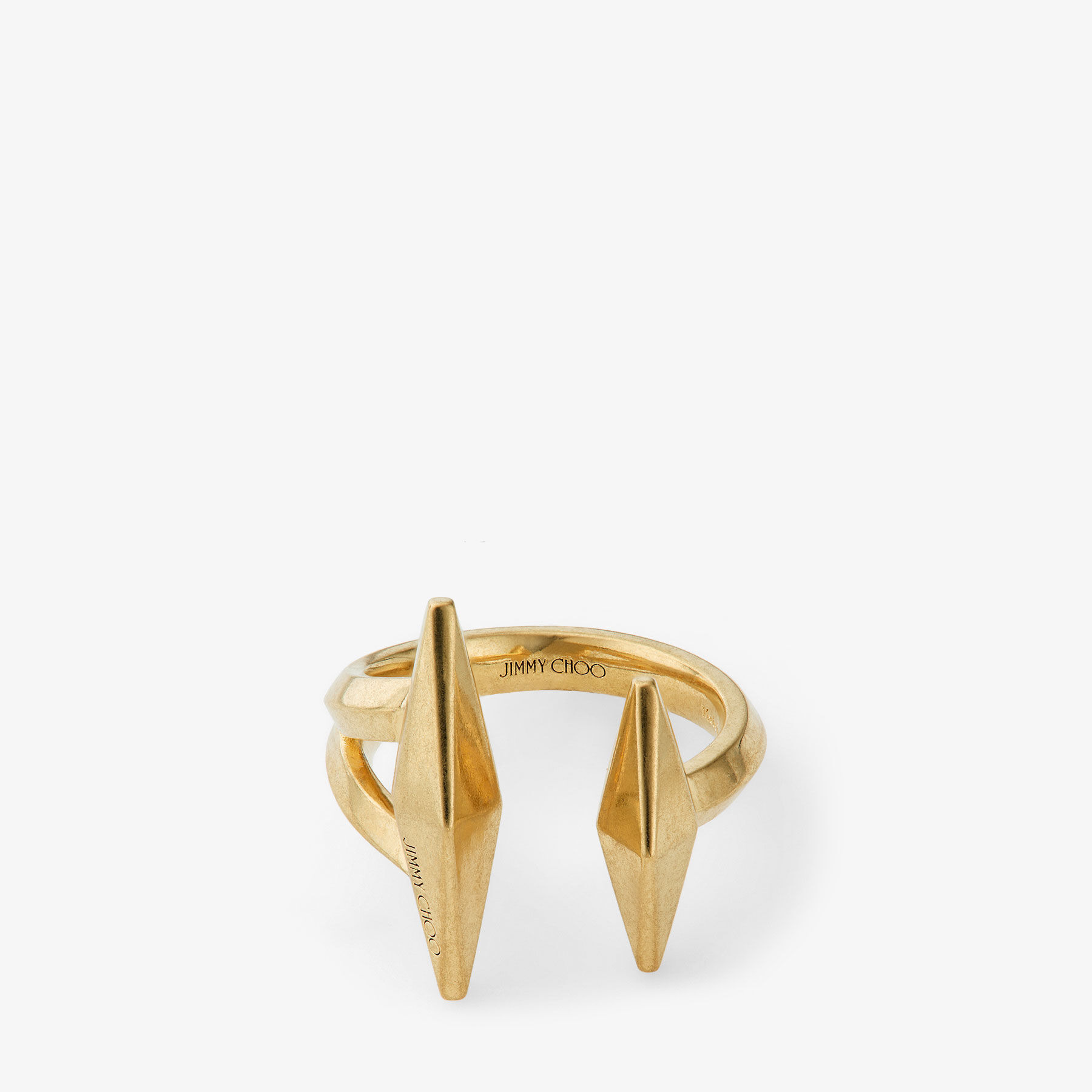 Double Diamond Ring
Gold Finish Double Ring - 4