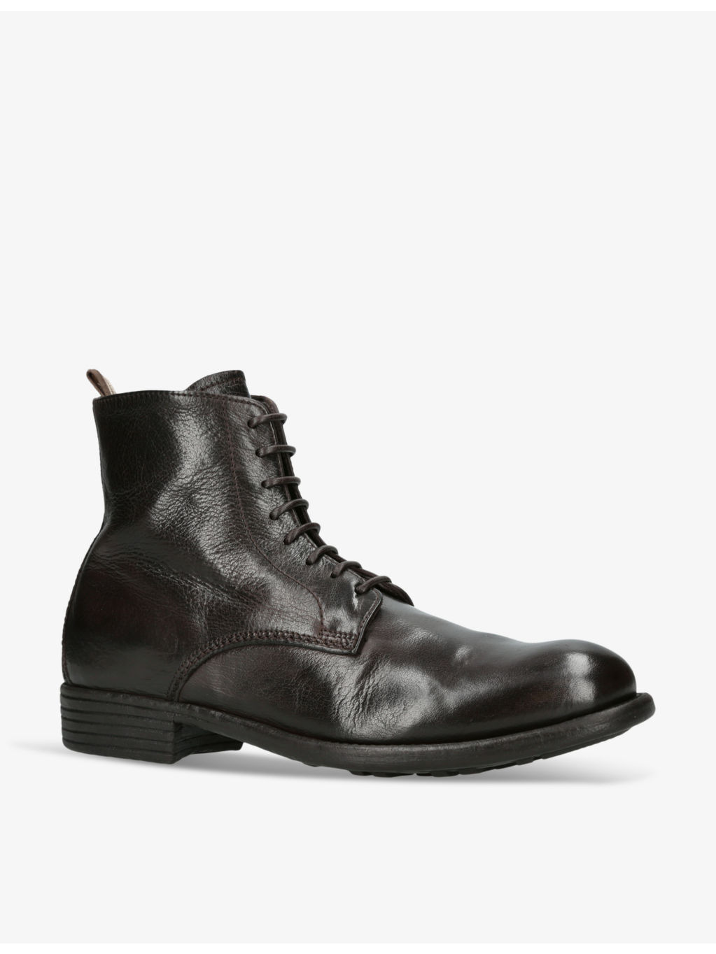 Calixte lace-up leather ankle boots - 3