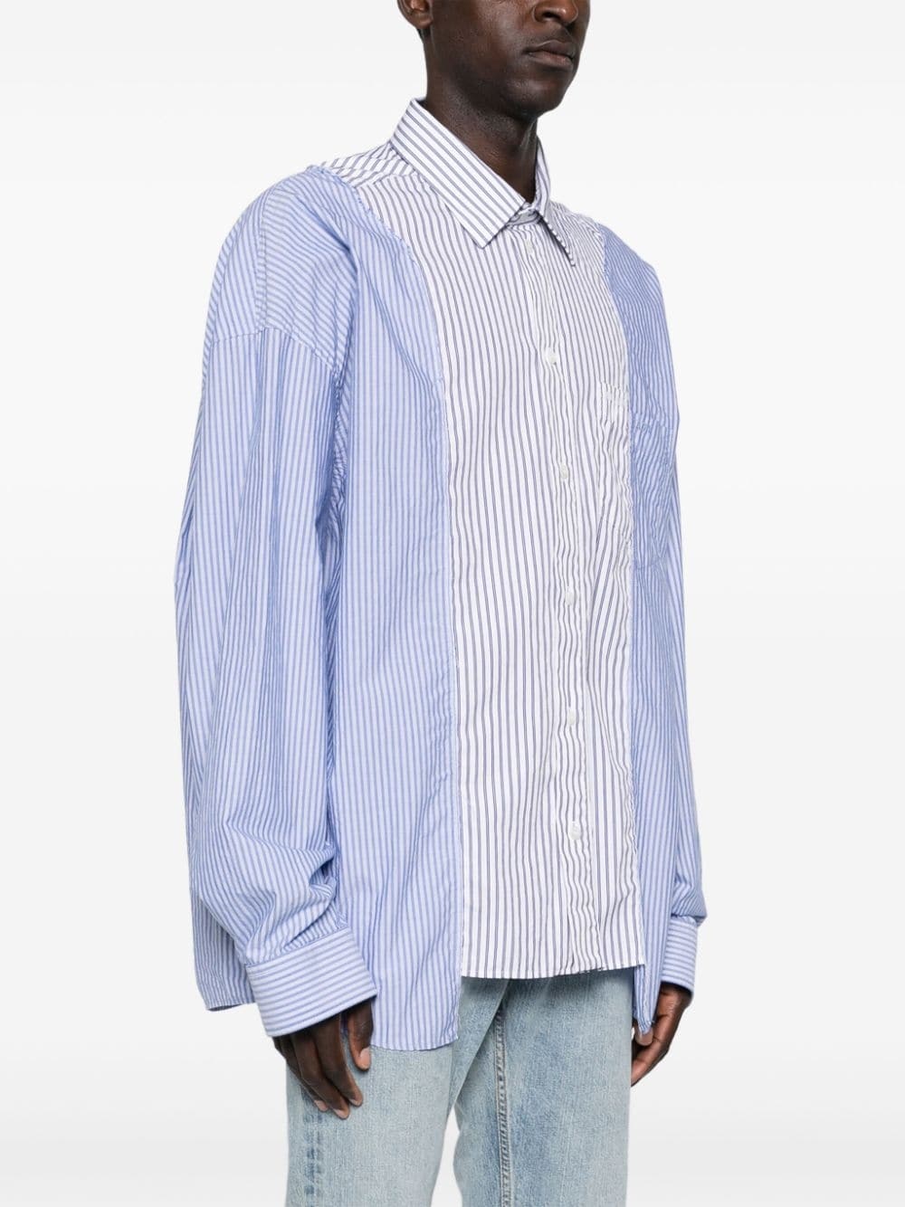 BALENCIAGA striped shirt | REVERSIBLE