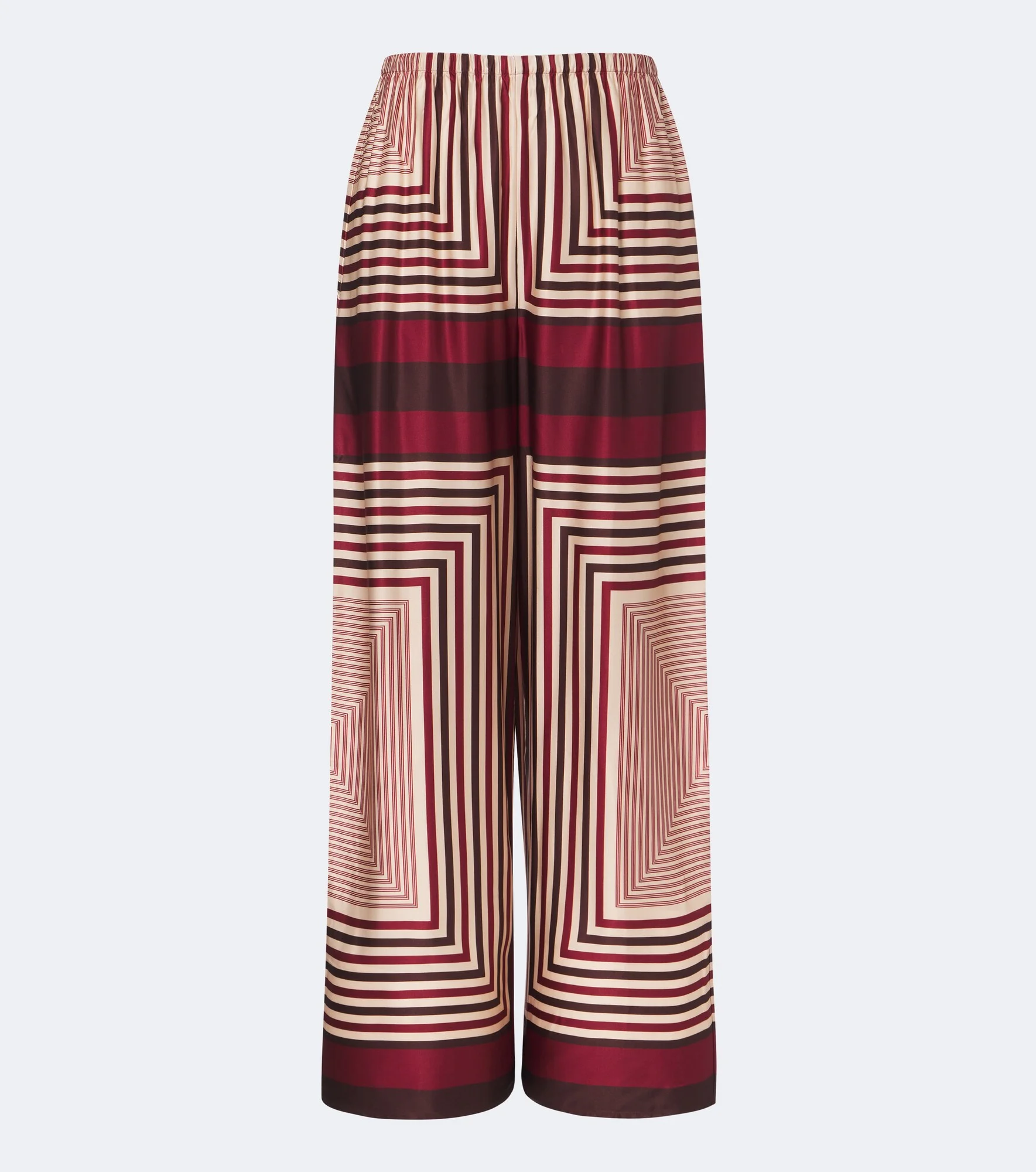 Jensen printed satin palazzo pants - 1