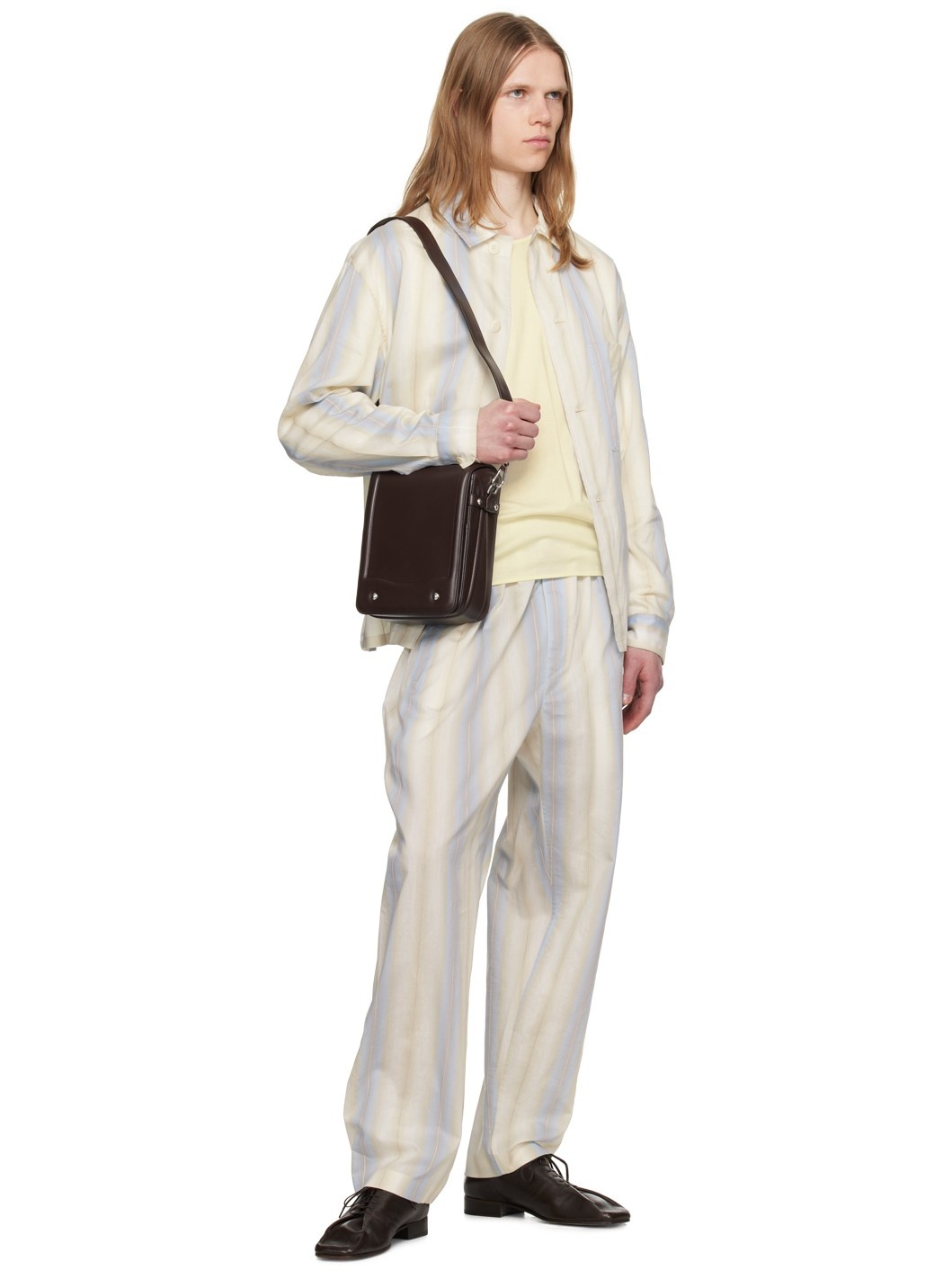 Beige Relaxed Trousers - 4