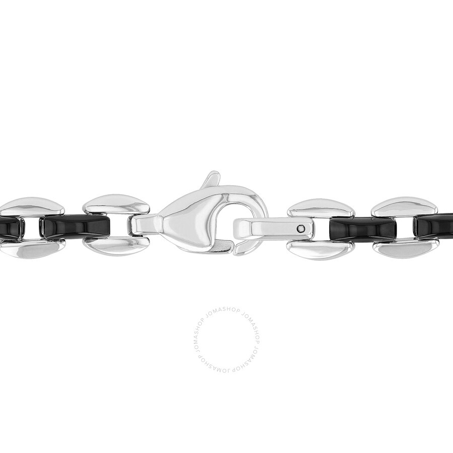Robert Alton - Robert Alton Men's Black Finish Stainless Steel Chain Jewelry Gift Set - 6