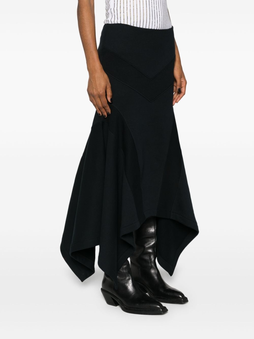 Longuette Wide midi skirt - 3