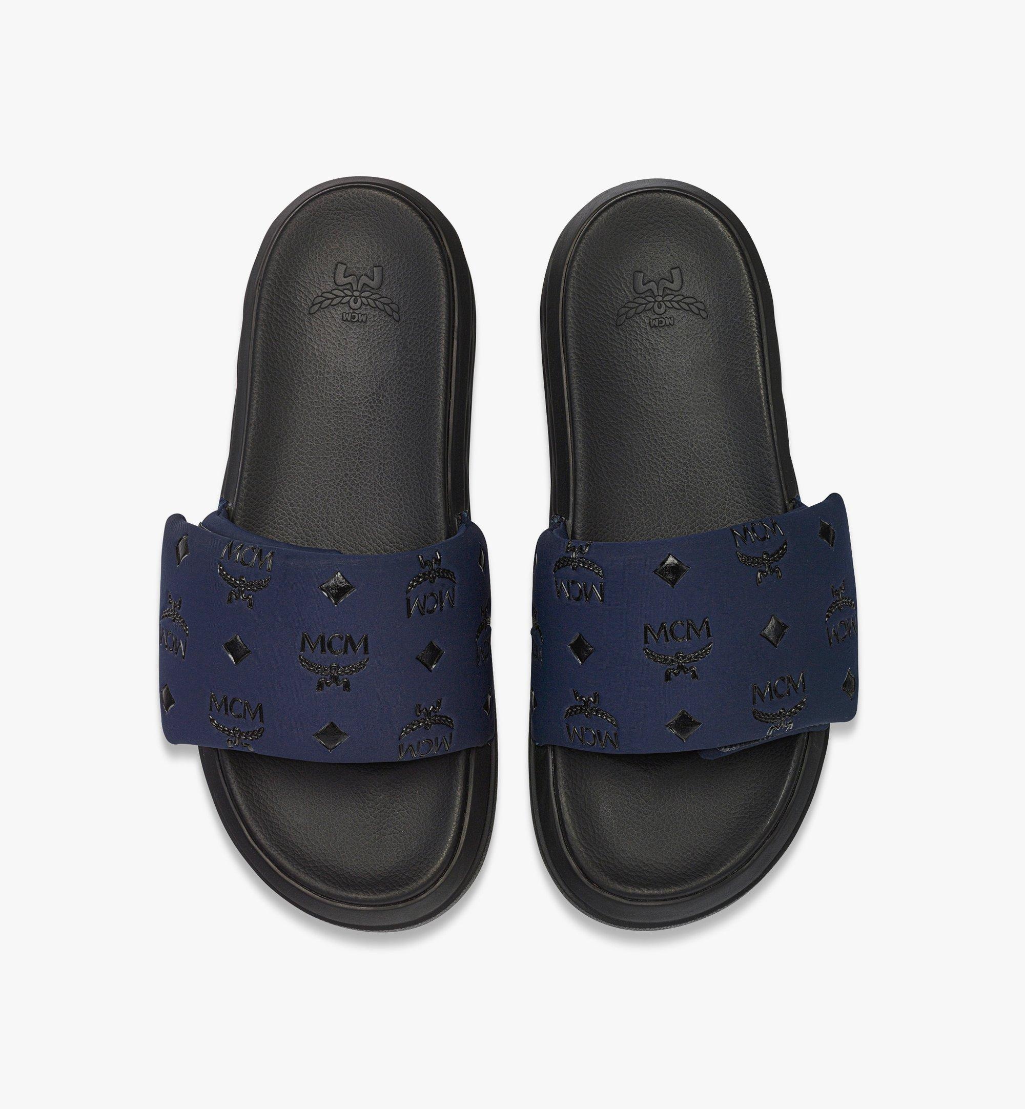 Slide Sandals in Monogram Neoprene - 5