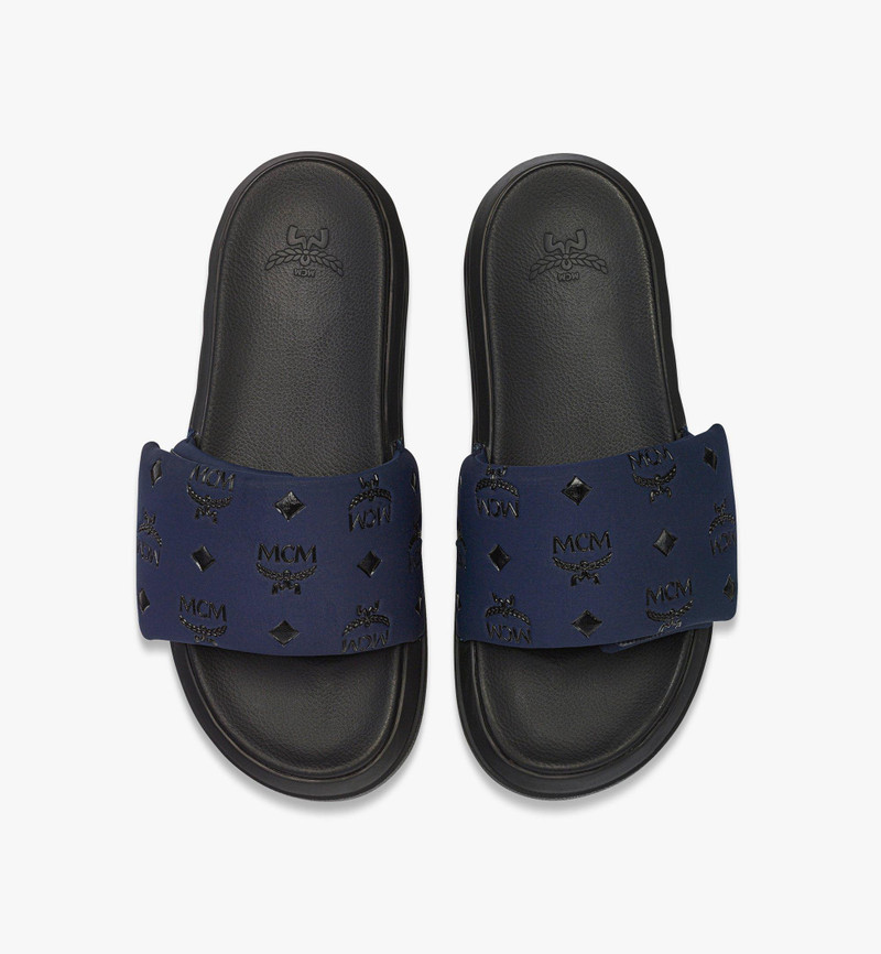 Slide Sandals in Monogram Neoprene 5