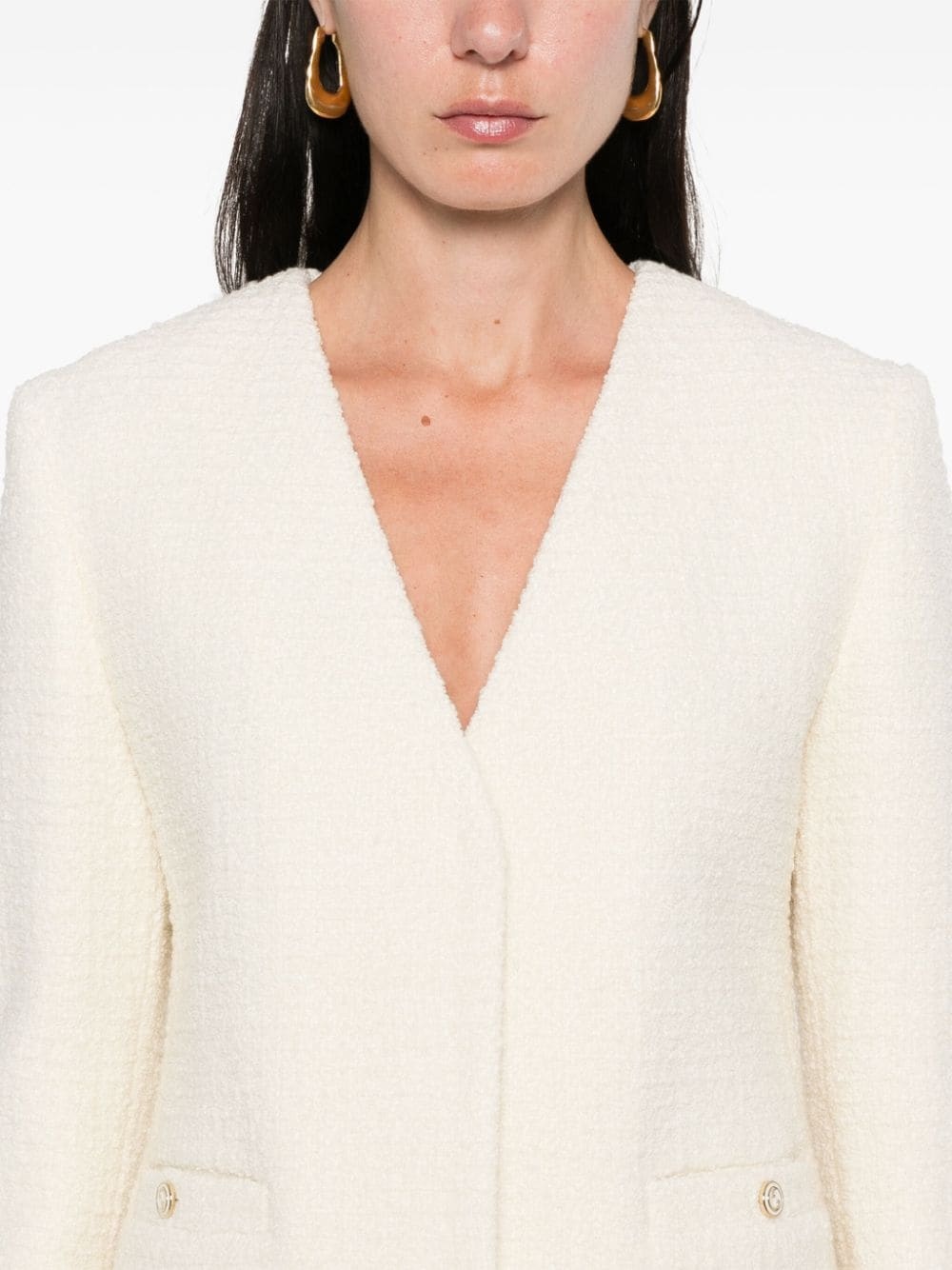 Damier Bouclé jacket - 5