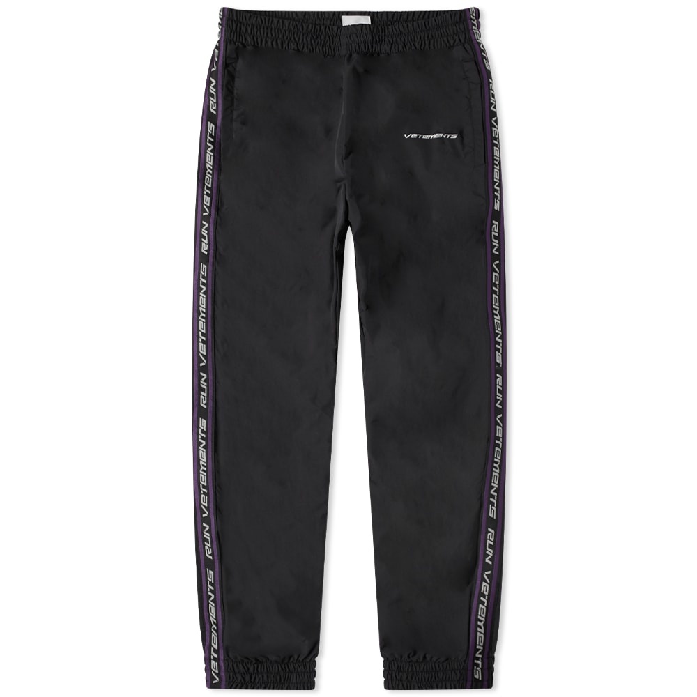 VETEMENTS Logo Taped Track Pant - 1