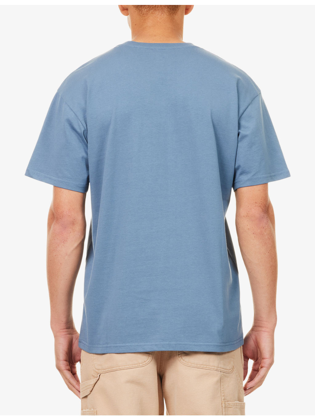 Chase Brand-Embroidery Cotton-Jersey T-Shirt - 4
