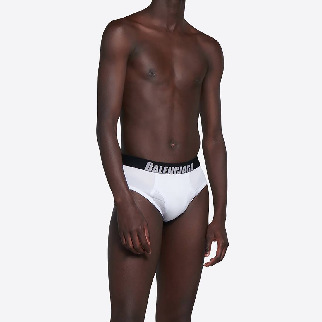 Men's Briefs in White - 4