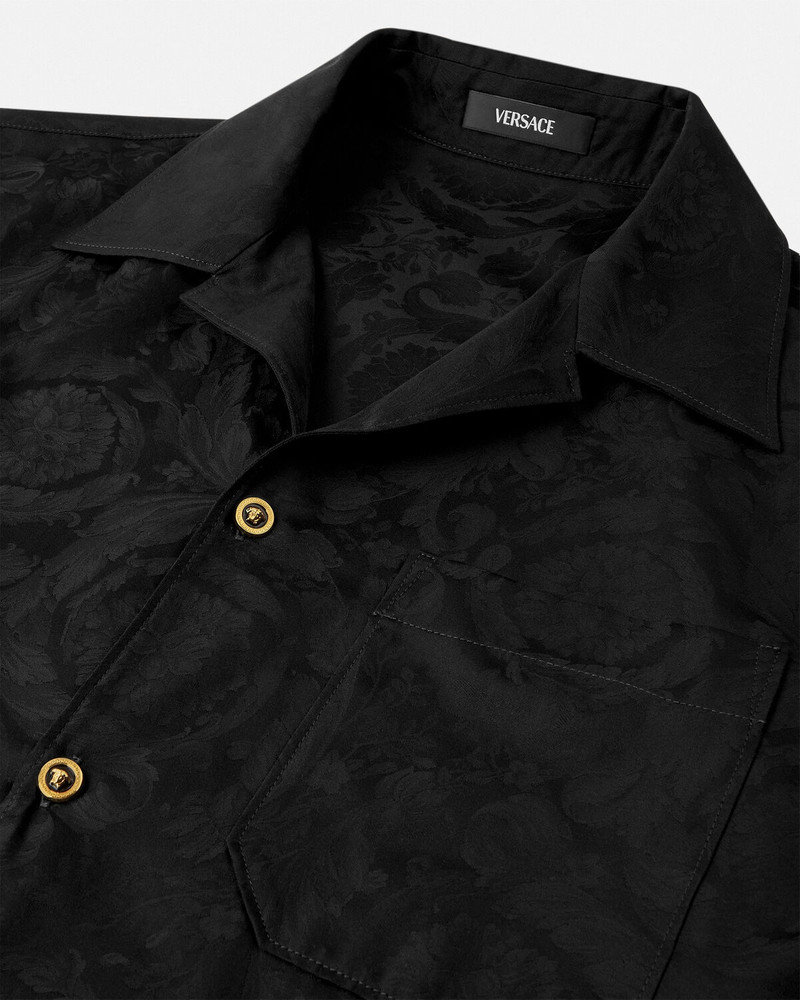 VERSACE Barocco Jacquard Poplin Shirt outlook