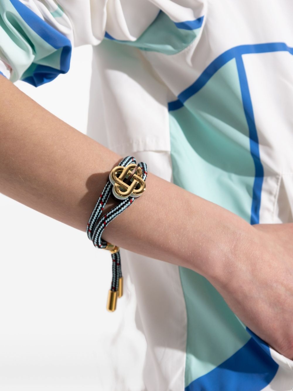 logo-plaque bracelet - 3