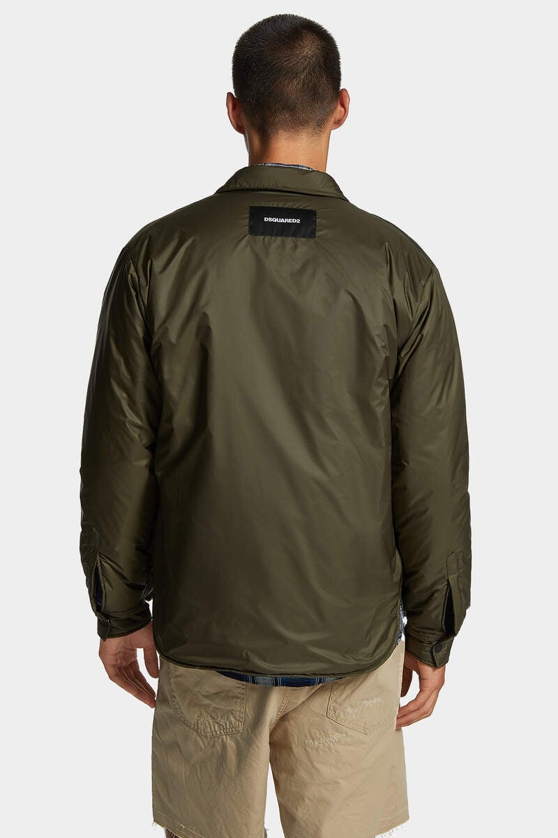 MILITARY LIGHT PUFFER SHIRT - 4