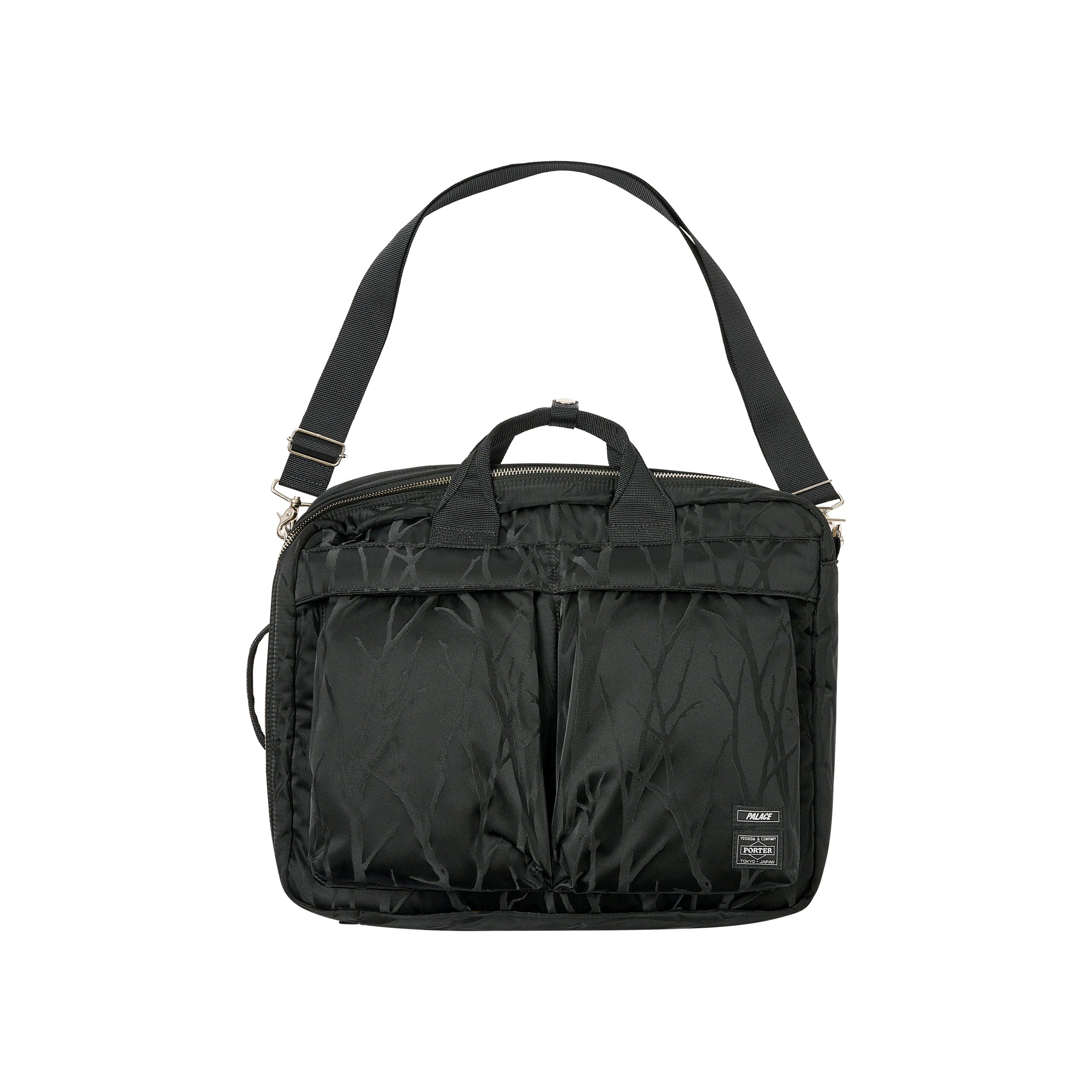 PALACE PORTER 3 WAY BRIEFCASE BLACK / JACQUARD - 1