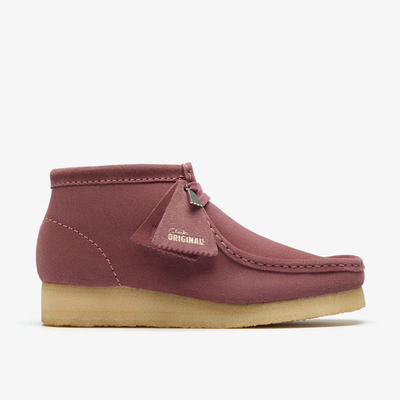Wallabee Boot Rose Brown Suede 1